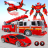 icon Fire Truck Robot Car Game 144