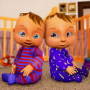 icon Real Mother Life Simulator- Twins Care Games 2021 for oppo F1