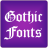 icon Gothic 2 Free Font Theme 9.09.0