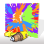 icon Spin art 3D