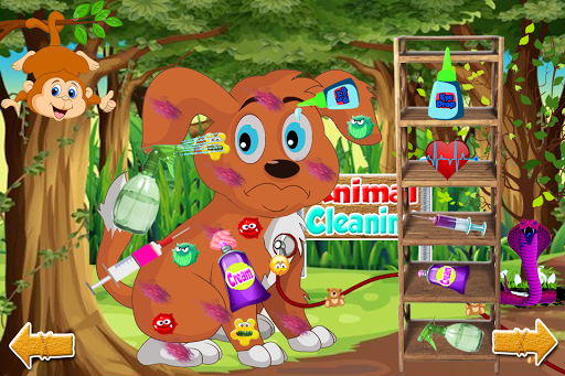 Wash pets free games for kids