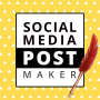 icon Social Media Post Maker for iball Slide Cuboid