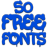 icon 50 Free Fonts 3.23.0