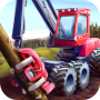 icon Forest Harvester Tractor 3D