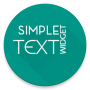 icon Simple Text Widget (Any Text) for intex Aqua A4