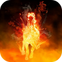 icon Fire Horse 3D Video Wallpaper