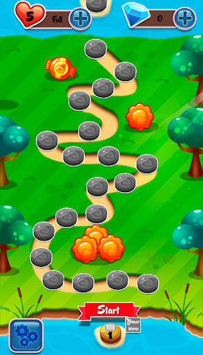 Jelly Garden Match 3 Puzzle