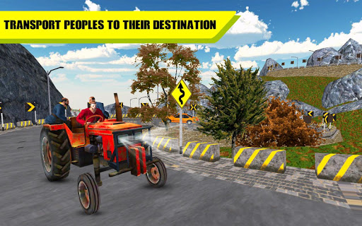 Drive Tractor Simulator Transport Passenger, Goods