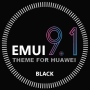 icon Black Emui9.1 Theme for Huawei for Sony Xperia XZ1 Compact