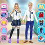 icon College Girl & Boy Makeover for iball Slide Cuboid