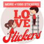 icon Stickers de amor con movimiento