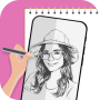 icon AR Draw Sketch & Trace Doodle for oppo A57
