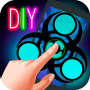 icon Craft Neon Fidget Spinner DIY for Sony Xperia XZ1 Compact