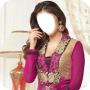 icon Anarkali Red Salwar Suit for Sony Xperia XZ1 Compact