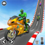 icon Mega Ramp Bike Stunt-Superhero GT Bike Racing Game