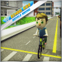 icon Kids School Race Bicycle Rider