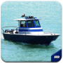 icon Police Petrol Boat Driving