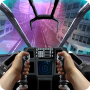 icon UFO Driving in City Simulator