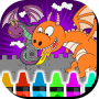 icon Dragons Coloring Book