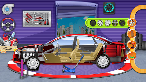 Car Builder Garage: Build Car Factory Games