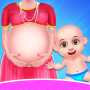 icon Pregnant Mommy And newborn Baby Care:Babysitter Game
