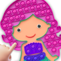 icon Pop It Girl Fidget Toy : popping fidgets for girls