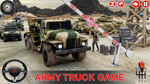 Army Machine Transporter Truck