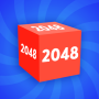 icon Game 2048 3D. Cube chain. Cube merge for Samsung Galaxy Note 10 1