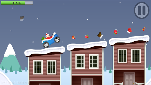 santa claus car crash game