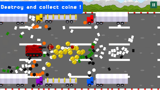 Blocky Turbo Race Cars 2D: Traffic Games