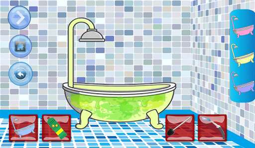 Clean Bathroom - Toilet Clean Up