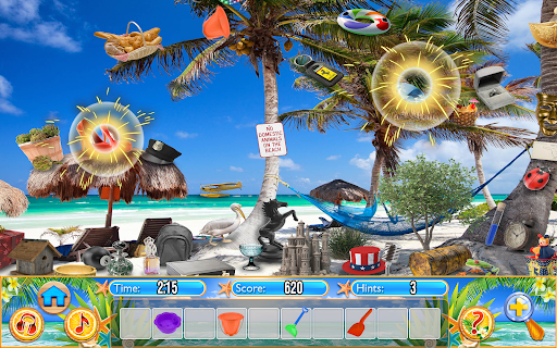 Hidden Objects Summer Beach