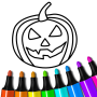 icon Halloween Coloring Game