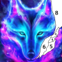 icon Wolf Coloring Book Color Game