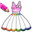 icon Dress Coloring Book Glitter 9.0