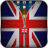 icon UK Flag Zipper Lock 35.6