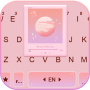 icon Heartbeat Kpop Pink Keyboard Background for oppo F1