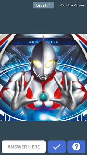 Ultraman Heroes Guess Character Quiz Trivia Game