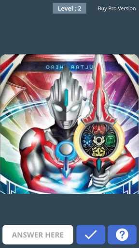 Ultraman Heroes Guess Character Quiz Trivia Game