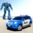 icon Police Robot Car Transform War 2.0
