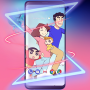 icon wallpaper crayon shin-chan for Samsung Galaxy Grand Duos(GT-I9082)