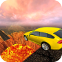 icon Wall Of Lava Volcano Cars 3D