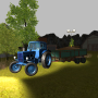 icon Night Tractor Parking 3D