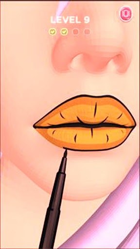 3D Lippen fertig! Befriedigend - PixelArt Color
