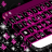 icon Neon Butterflies Keyboard 1.270.15.127