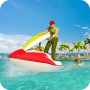icon Beach Lifeguard Rescue Squad: Motor Boat Driving