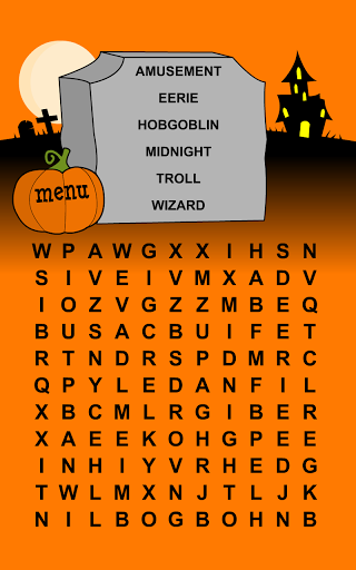 Halloween Word Search Puzzles