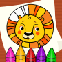 icon Glitter Coloring Book For Toddler