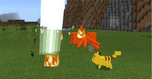 Yellow Pixelmon Mod for MCPE