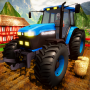 icon Real Tractor Driving Game 2020 - Farming Simulator for iball Slide Cuboid